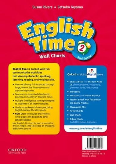 English Time 2nd Edition 2 Wall Charts - kolektiv autor