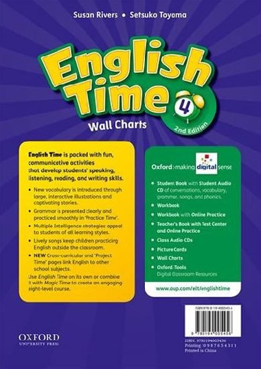 English Time 2nd Edition 4 Wall Charts - kolektiv autor