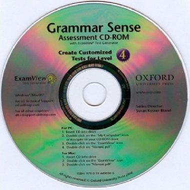 Grammar Sense 4 Advanced Grammar and Writing Examview Assesment CD-ROM - kolektiv autor