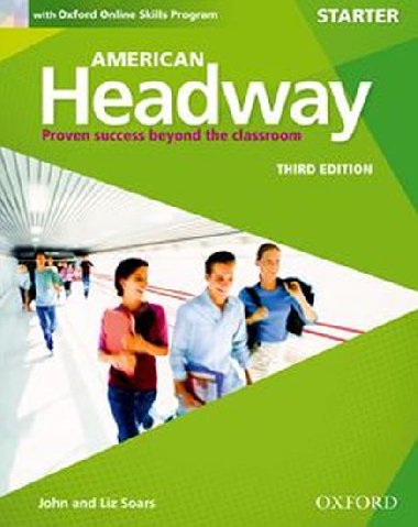 American Headway Third Edition Starter Students Book with Online Skills Program - kolektiv autor