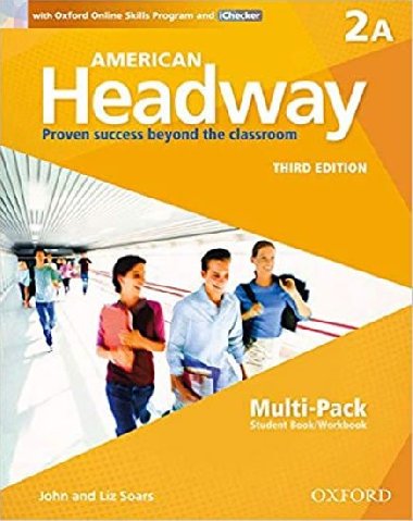 American Headway Third Edition 2 Students Book + Workbook Multipack A - kolektiv autor