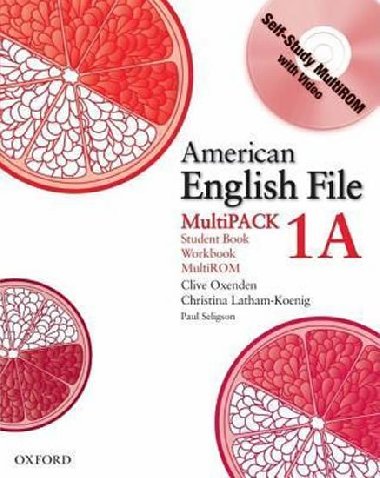 American English File 1 Students Book + Workbook Multipack A - kolektiv autor
