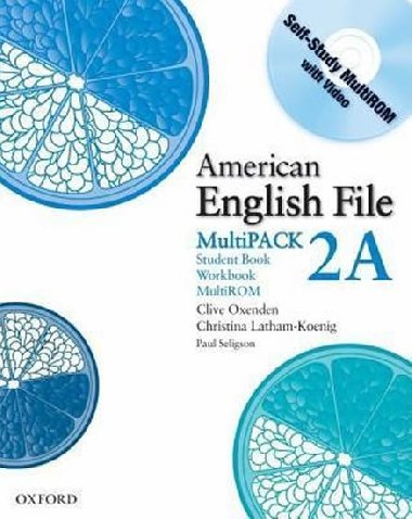 American English File 2 Students Book + Workbook Multipack A - kolektiv autor