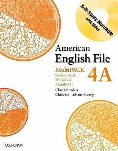 American English File 4 Students Book + Workbook Multipack A - kolektiv autor