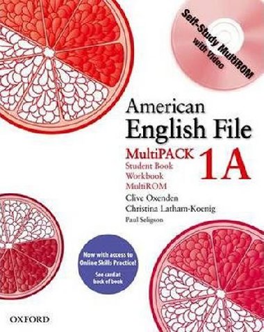 American English File 1 Students Book + Workbook Multipack A with Online Skills Practice Pack - kolektiv autor