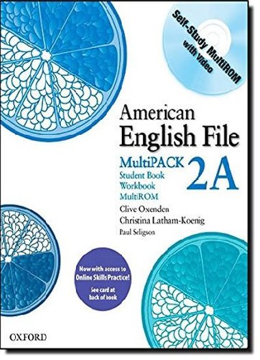 American English File 2 Students Book + Workbook Multipack A with Online Skills Practice Pack - kolektiv autor