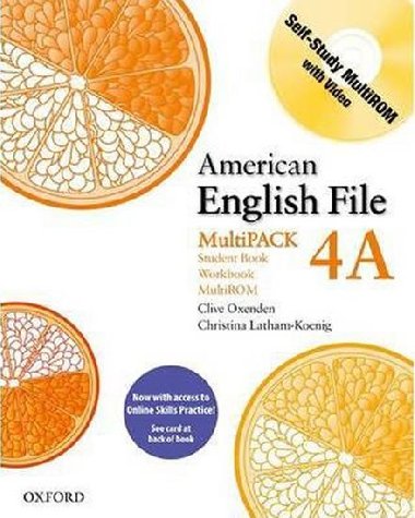 American English File 4 Students Book + Workbook Multipack A with Online Skills Practice Pack - kolektiv autor