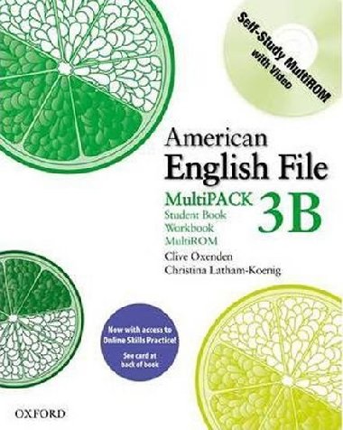 American English File 3 Students Book + Workbook Multipack B with Online Skills Practice Pack - kolektiv autor