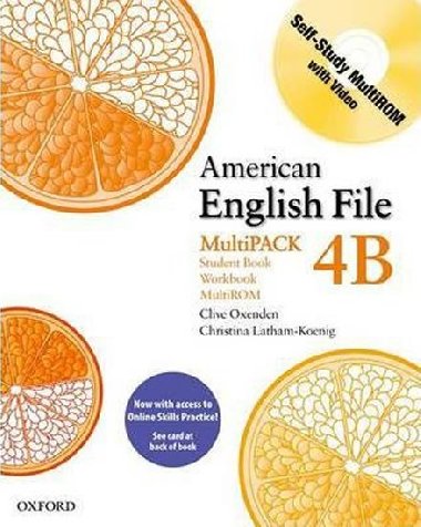 American English File 4 Students Book + Workbook Multipack B with Online Skills Practice Pack - kolektiv autor