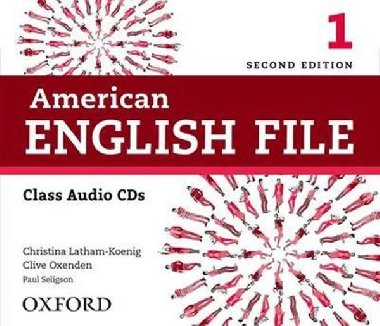 American English File Second Edition Level 1: Class Audio CDs (4) - kolektiv autor