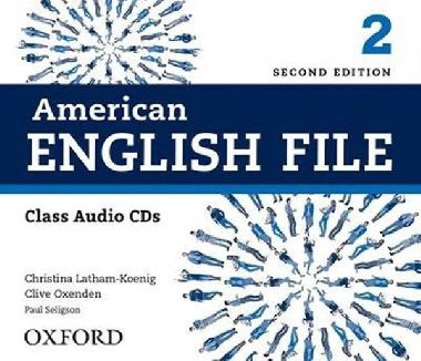 American English File Second Edition Level 2: Class Audio CDs (4) - kolektiv autor