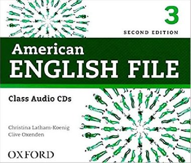 American English File Second Edition Level 3: Class Audio CDs (4) - kolektiv autor