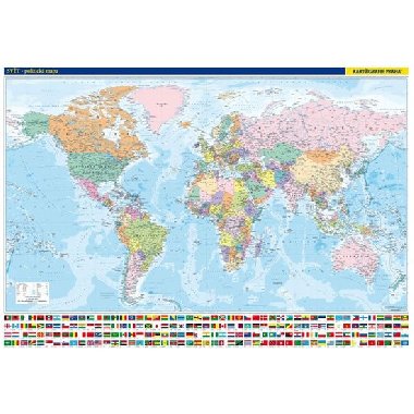 Svt - nstnn politick mapa 1:22 000 000 - neuveden