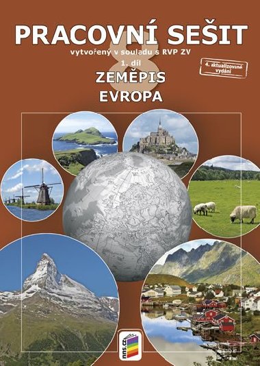 Zempis 8, 1. dl - Evropa - barevn pracovn seit - neuveden