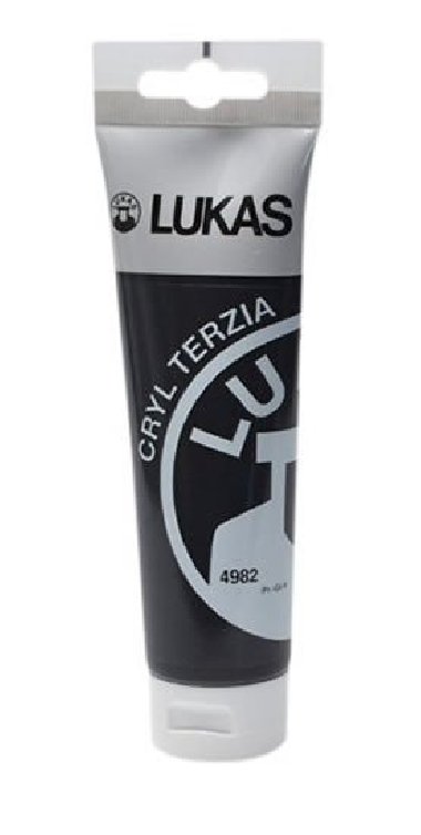 LUKAS akrylov barva TERZIA - Ivory black 125 ml - neuveden