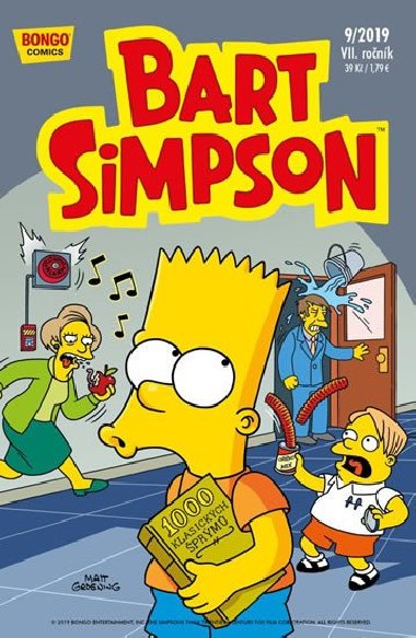 Simpsonovi - Bart Simpson 9/2019 - Matt Groening