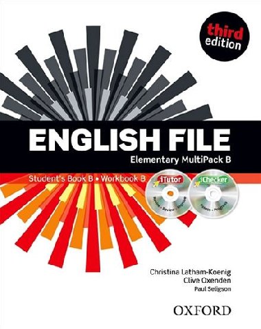 English File Third Edition Elementary Multipack B (without CD-ROM) - Latham-Koenig Christina; Oxenden Clive
