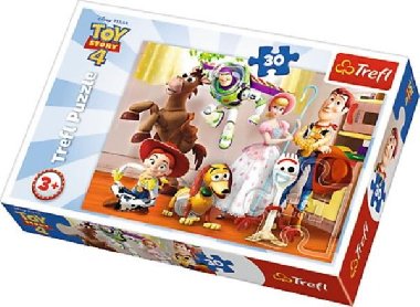 Toy Story 4 - Pbh hraek: Puzzle/30 dlk - neuveden