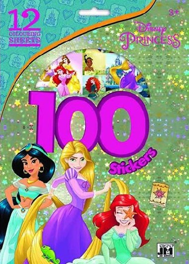 Princezny - 100 samolepek - neuveden