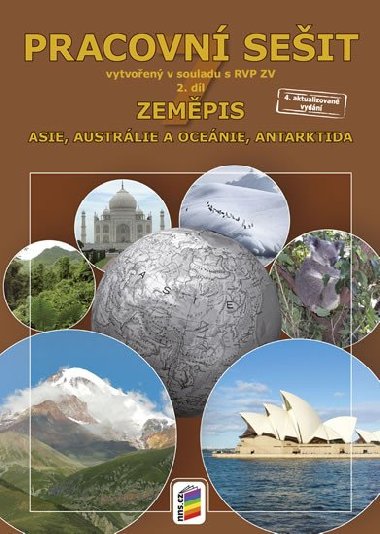 Zempis 7, 2. dl - Asie, Austrlie a Ocenie, Antarktida (barevn pracovn seit) - neuveden