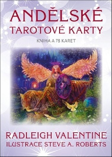 Andlsk tarotov karty - Kniha a 78 karet - Radleigh Valentine; Steve A. Roberts