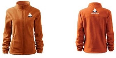 Jacket fleece dmsk oranov S - 