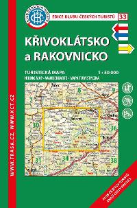 Křivoklátsko a Rakovnicko - mapa KČT 1:50 000 číslo 33 - 7. vydání 2017 - Klub Českých Turistů