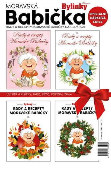 Moravská babička - dárkové balení 4 knížky - neuveden
