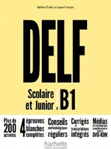 DELF B1 Scolaire et Junior + DVD ROM Nouvelle Edition - kolektiv autor