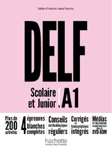 DELF A1 Scolaire et Junior + DVD-ROM (audio + vido) - Nouvelle dition - kolektiv autor