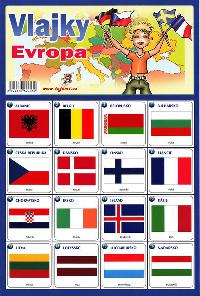 Pexeso vlajky Evropa - Petr Minek