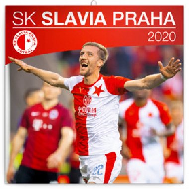 Kalend poznmkov 2020 - SK Slavia Praha, 30  30 cm - Presco