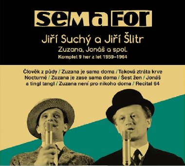 Semafor Suchý Šlitr: Komplet 9 her z let 1959-1964 15 CD - Jiří Suchý; Jiří Šlitr; Miroslav Horníček; Waldemar Matuška; Eva Pilarová; Ha...
