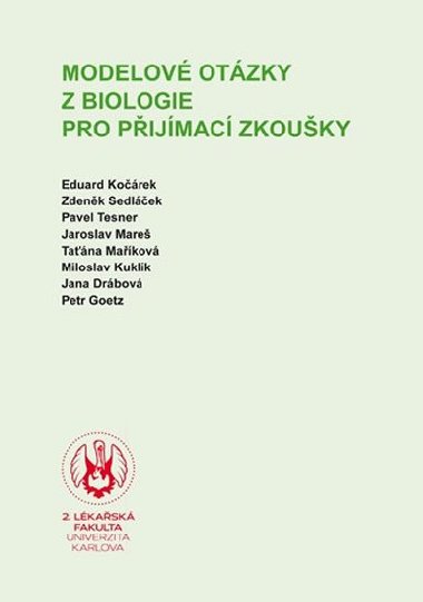 Modelov otzky z biologie pro pijmac zkouky - Korek Eduard