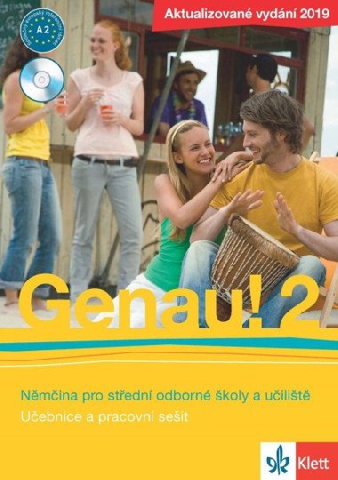 Genau! 2 2018 (A2) - učebnice s prac. seš. + CD + Beruf - neuveden