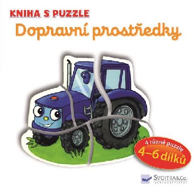 Dopravn prostedky - Kniha s puzzle - Vera Brggemannov