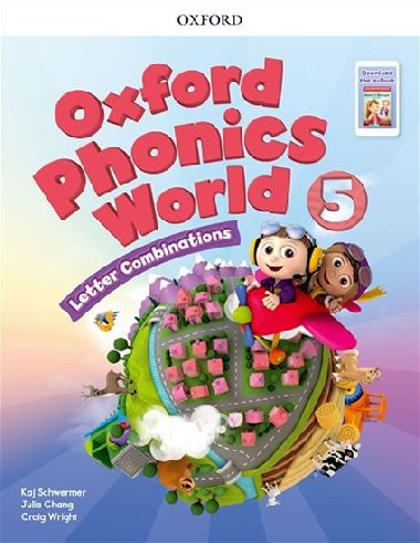 Oxford Phonics World 5 Students Book with Reader e-Book Pack - Schwermer Kaj