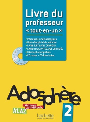 Adosphere 2 (A1-A2) Livre du professeur + CD-ROM encart - Himber Celine