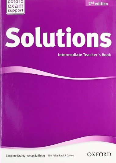Solutions 2nd edition Intermediate Teachers book (without CD-ROM) - McGuinnes Rnn