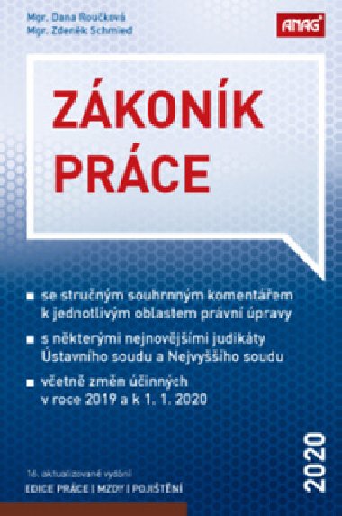 Zkonk prce 2020 (seitov vydn) - Dana Roukov, Zdenk Schmied