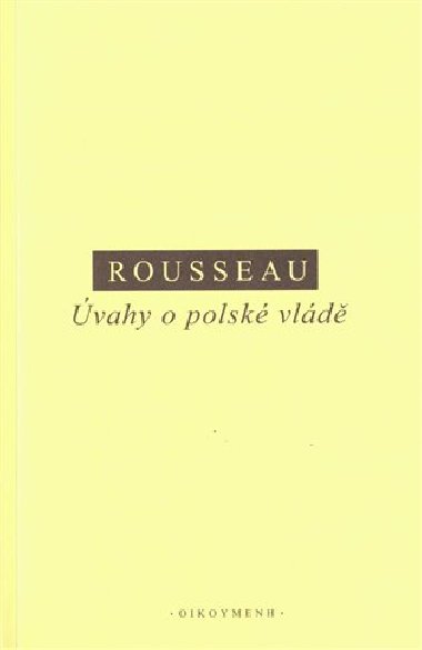 vahy o polsk vld - Jean-Jacques Rousseau
