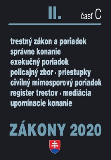 Zkony 2020 II. as C - 