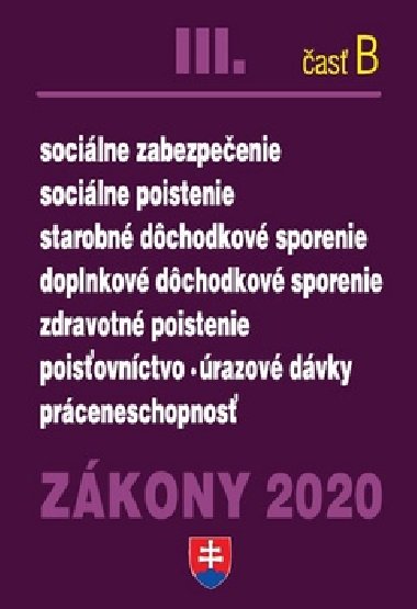 Zkony 2020 III. as B - 