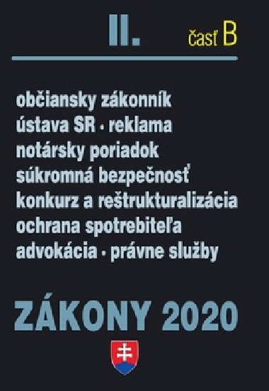 Zkony 2020 II. as B - 