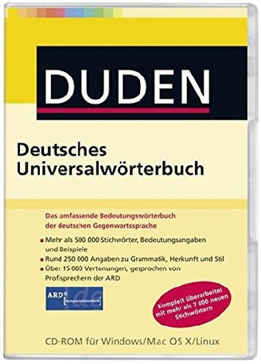 Duden Deutsches Universalwrterbuch auf CD-ROM (PC+Mac) 7. Auflage - kolektiv autor