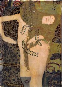 Notebook Gustav Klimt Water Serpents - Flame Tree