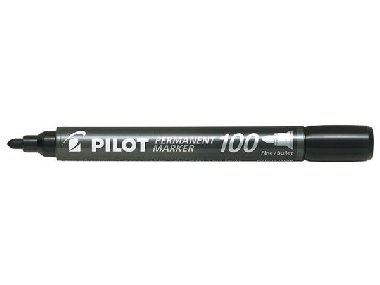 PILOT 100 Popisova permanentn BL ern - Pilot