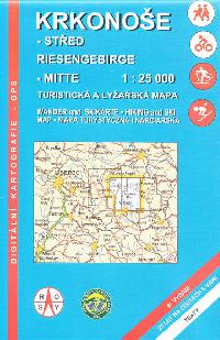 Krkonoe sted mapa 1:25 000 9. vydn 2018 - Rosy