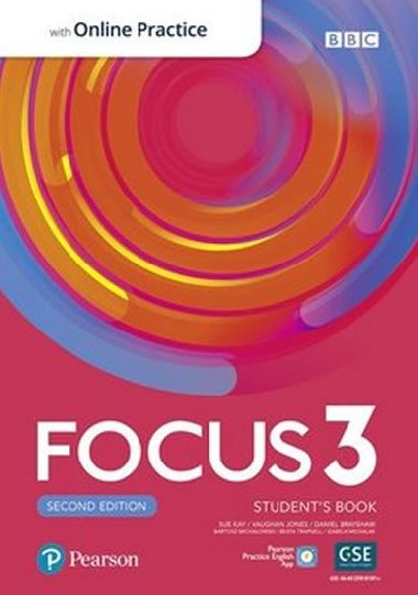 Focus 3 Students Book with Standard Pearson Practice English App (2nd) - Kay Sue