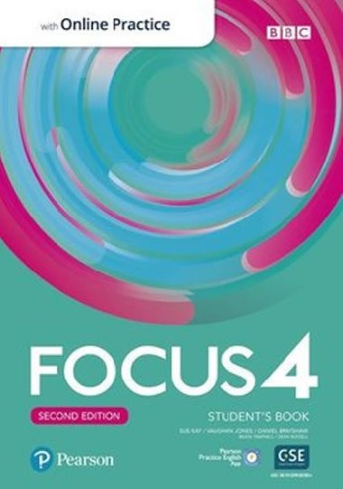 Focus 4 Student´s Book with Standard Pearson Practice English App (2nd) - Kay Sue